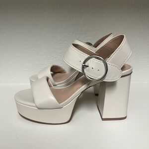Steve Madden - Platform heel - Bone white - size 7